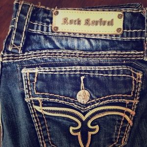 Rock Revival Jeans Famila Bootcut Jeans.